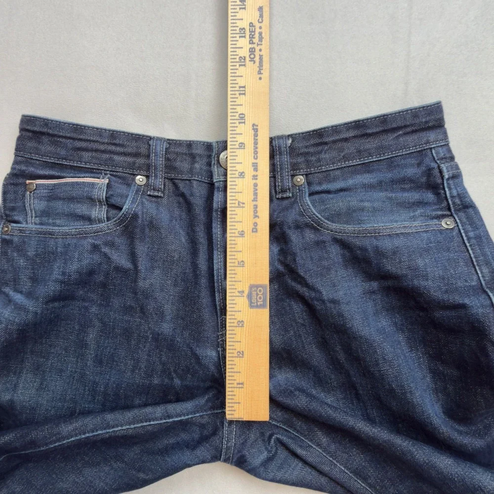 Banana Republic Premium Denim Selvedge Mens Slim Fit‎ Dark Wash Jeans 29x30 FLAW